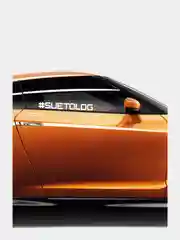 Наклейка на авто "#suetolog / суетолог"