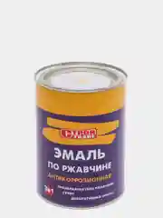 Грунт-эмаль по ржавчине "3в1", антикорроз., полуглянцевая, желтый, "СтройTRADE"", 0,8 кг