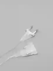 Белый гирлянда штора