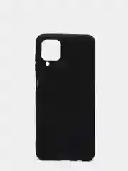 Черный чехол силиконовый на Samsung Galaxy A12, М12