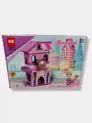 Розовый конструктор 4в1 Beautiful Сказочный город, 166-175 деталей, 6+