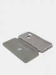 Серебряный чехол книжка Xiaomi Redmi Note 7 / Redmi Note 7 Pro, Сяоми Редми Нот 7 / Нот 7 Про