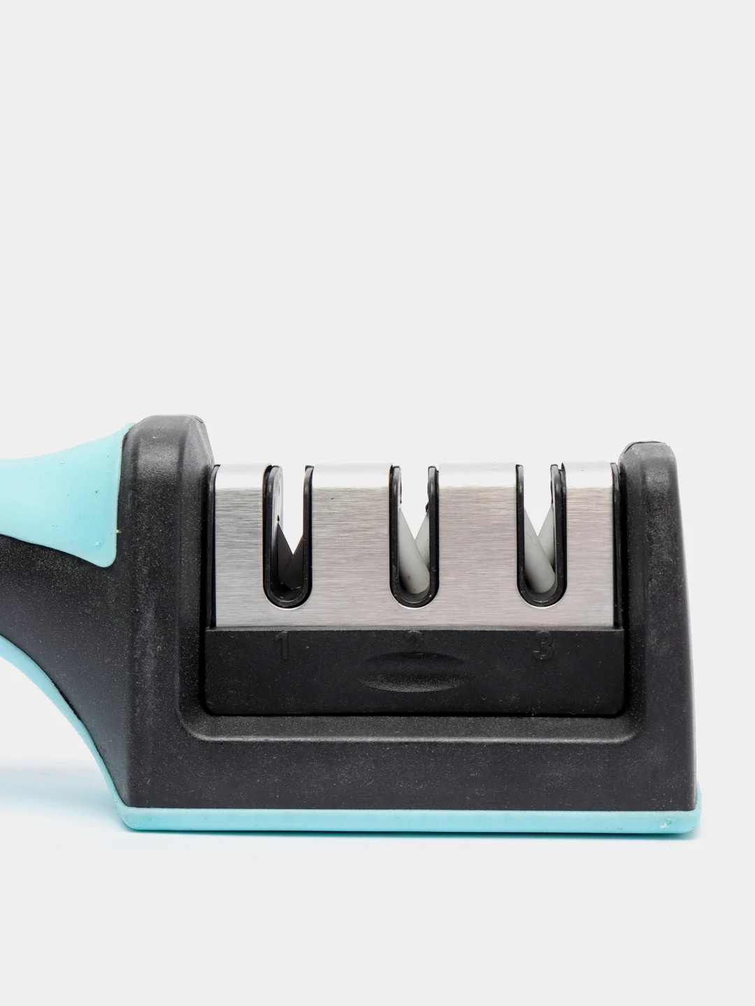 Голубой ножеточка тройная Knife Sharpener