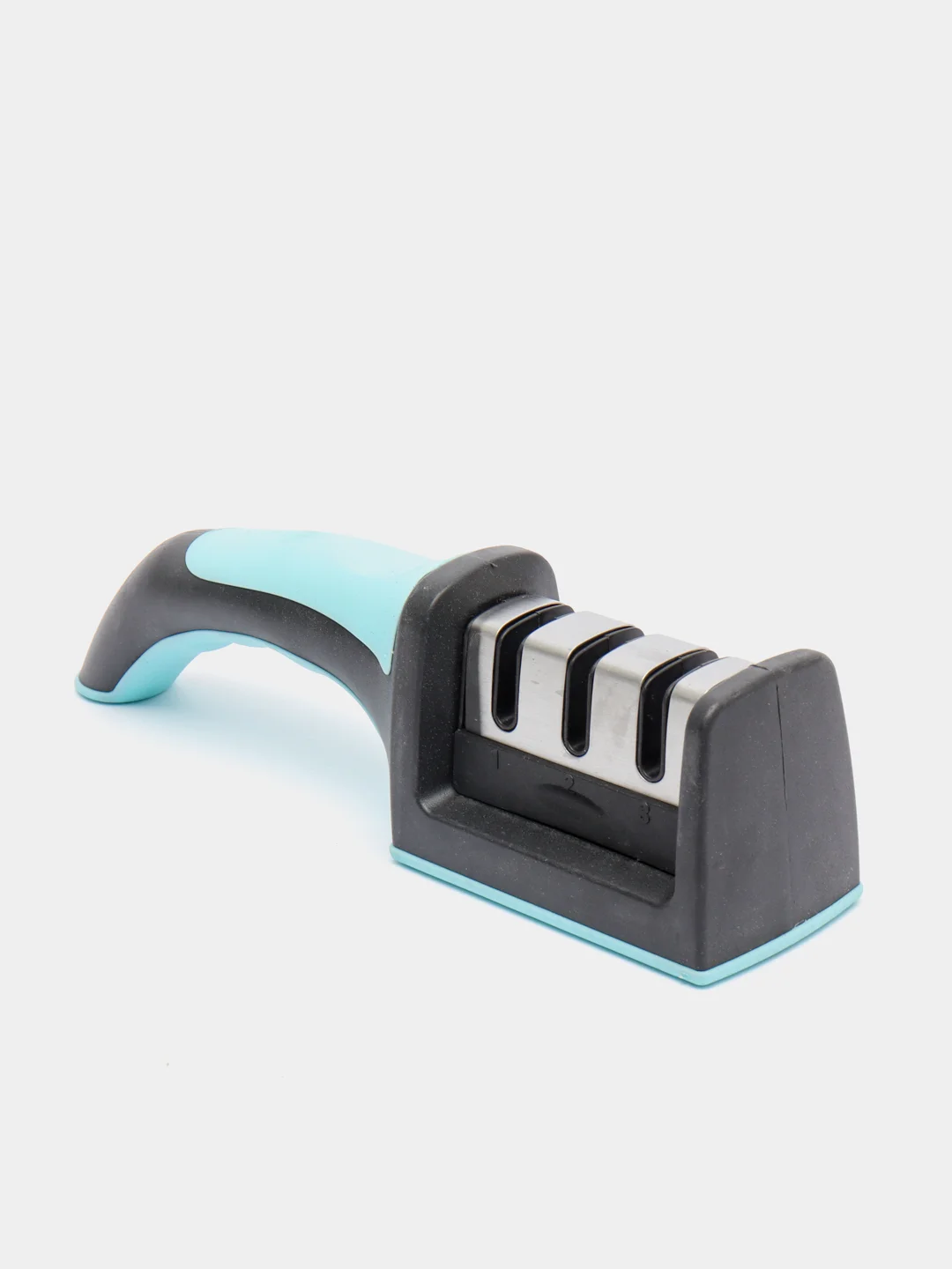 Голубой ножеточка тройная Knife Sharpener