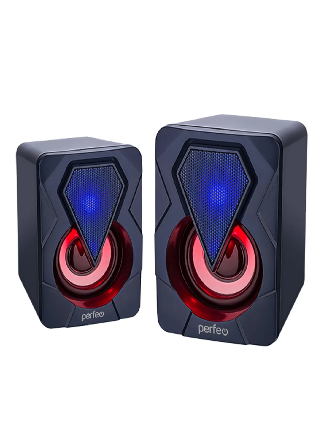 Perfeo колонки "SHINE", 2.0, мощность 2х3 Вт, USB