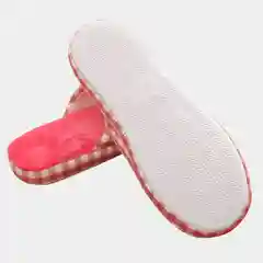 Серый меланж тапочки домашние, женские