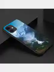 Небесно-голубой чехол для iPhone 11