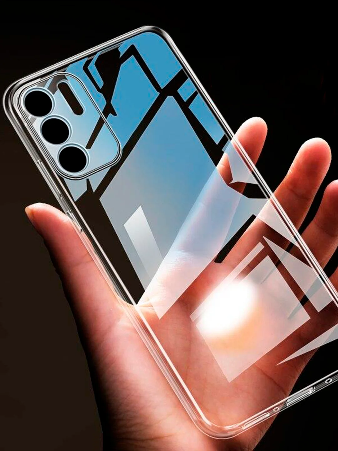 Прозрачный чехол силиконовый Xiaomi Redmi Note 10T / POCO M3 Pro, матовый, цветной