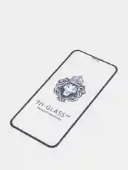 Черный защитное стекло для iPhone 7, 8, 7+, 8+, X, XS, XS Max, XR, 11, 11 ProMax, 12, 12 Pro