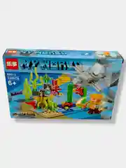 Фиолетовый набор 4в1 My World "Подводный мир", 96-136 деталей, 6+