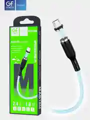 Бирюзовый кабель зарядки GFPower MAG18M Micro-USB, магнитный, 1 м, 2.4 A, Android