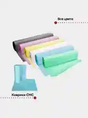 Голубой салфетки - коврики СМС 40х40 (200 шт/рулон) все цвета