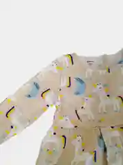Детское платье с длинным рукавом и с начесом