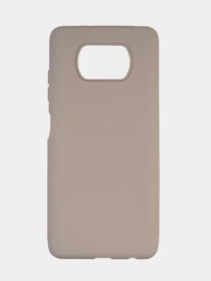 Серый чехол на Xiaomi Poco X3