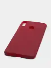 Бордовый чехол Huawei Honor 8C, Хуавей Хонор 8С силиконовый цветной матовый