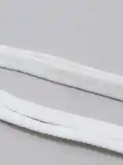 Белый шнурки для обуви плоские