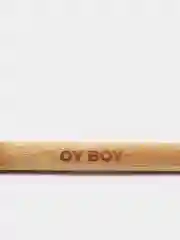 Зубная щетка бамбук "OY BOY", 1 шт., средняя жесткость, белая щетина, MPL122