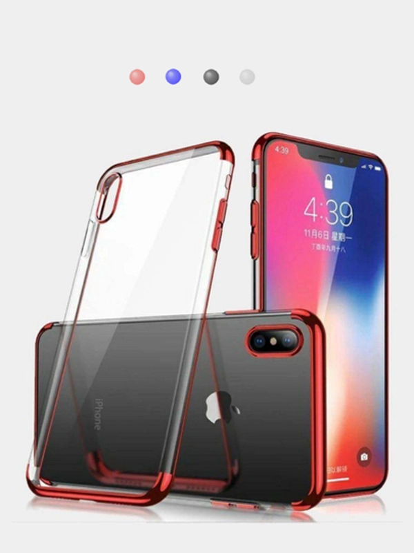 Прозрачный чехол на iPhone 6s 7 8 Plus + SE 20 X XS XR 11 Pro Max 12 для айфон