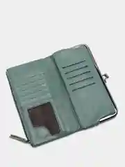 Зеленый кошелек женский