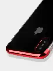 Красный прозрачный чехол на iPhone 6s 7 8 Plus + SE 20 X XS XR 11 Pro Max 12 для айфон