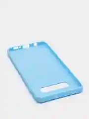 Голубой чехол Samsung Galaxy S10+ / S10 Plus, Галакси С10+ / С10 Плюс, силиконовый цветной матовый