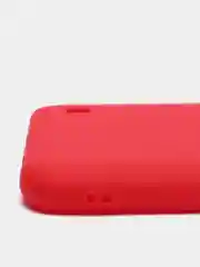 Красный чехол силиконовый для Realme C21 ( Реалми С21) с защитой камеры