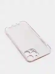 Розовый чехол iPhone 13, 13 Pro, 13 Pro Max силиконовый с мраморным рисунком