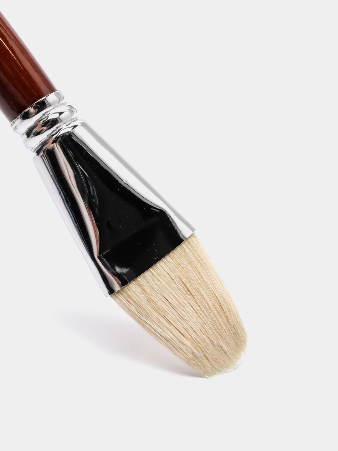 Кисть художественная профессиональная BRAUBERG ART "CLASSIC", щетина, овальная, № 36, длинная ручка, 200741