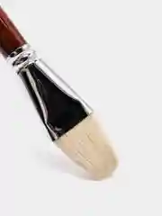 Кисть художественная профессиональная BRAUBERG ART "CLASSIC", щетина, овальная, № 36, длинная ручка, 200741