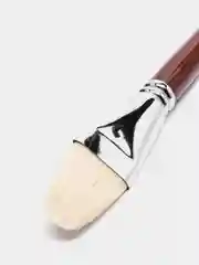 Кисть художественная профессиональная BRAUBERG ART "CLASSIC", щетина, овальная, № 36, длинная ручка, 200741