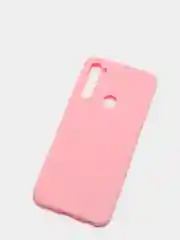 Розовый силиконовый чехол Xiaomi Redmi Note 8T (Сяоми Редми Нот 8Т / Ноут), прозрачный