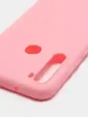 Розовый силиконовый чехол Xiaomi Redmi Note 8T (Сяоми Редми Нот 8Т / Ноут), прозрачный