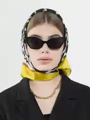 Золотой женский платок