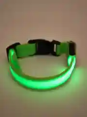 Лайм ошейник LED для собак и кошек светящийся, на батарейках