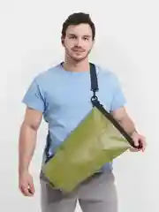 Зеленый герметичный водоотталкивающий баул Dry Bag