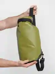 Зеленый герметичный водоотталкивающий баул Dry Bag