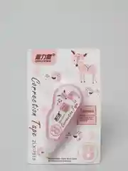 Розовый корректирующая лента/корректор/шрих/замазка 5 мм х 3 м,  механизм перемотки