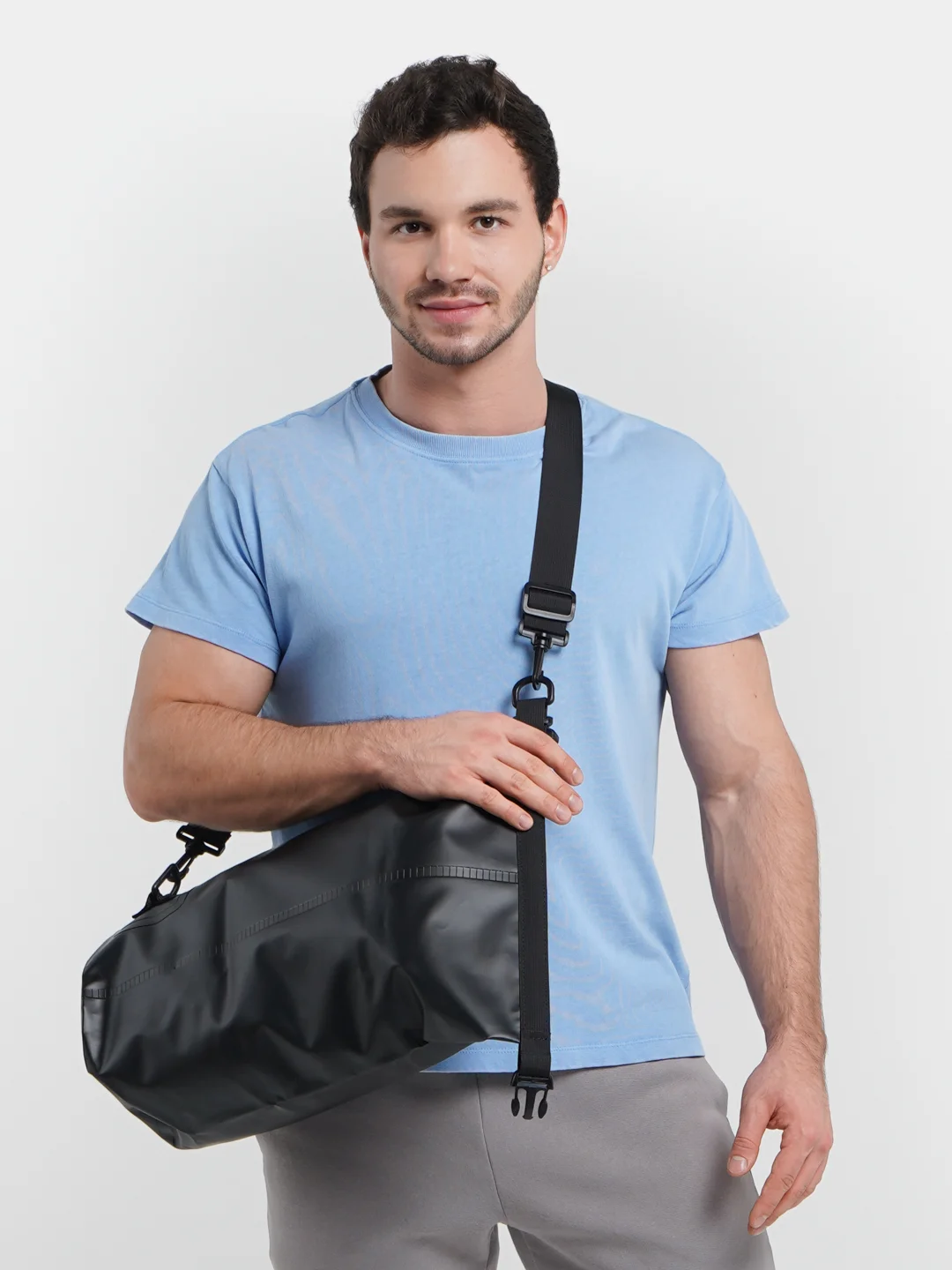 Черный герметичный водоотталкивающий баул Dry Bag