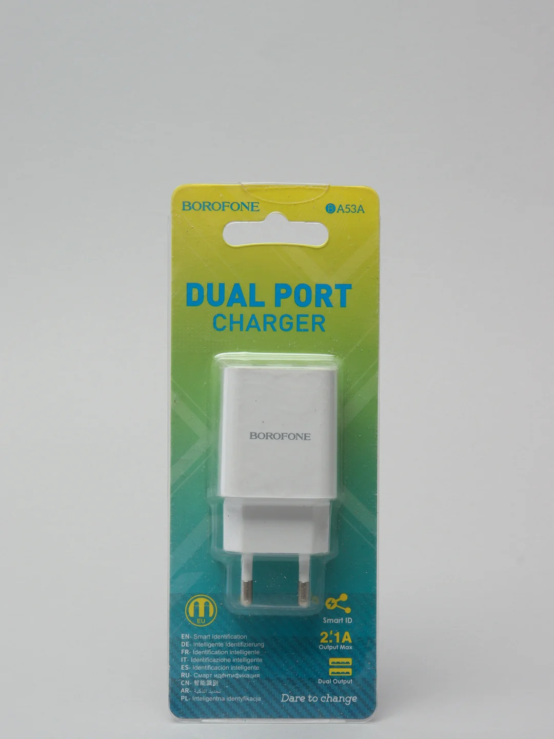 Зарядное устройство Borofone BA53A, 2 x USB, 1 m, Micro-USB / Type-C