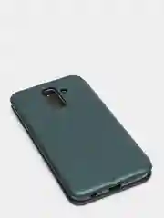 Зеленый чехол книжка Samsung Galaxy A6 Plus 2018 / J8 2018