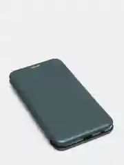 Зеленый чехол книжка Samsung Galaxy A6 Plus 2018 / J8 2018