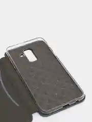 Зеленый чехол книжка Samsung Galaxy A6 Plus 2018 / J8 2018