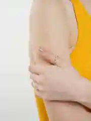 Серебряный кольцо с крестиком из фианитов, Xuping