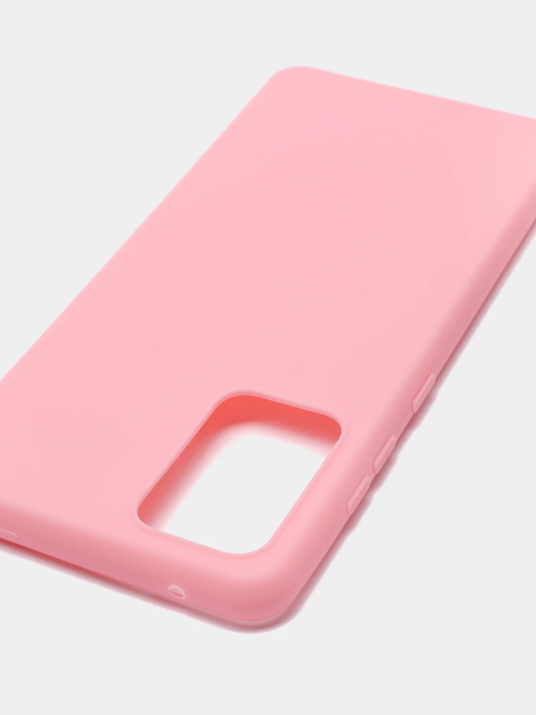 Розовый чехол Samsung Galaxy A52, силиконовый
