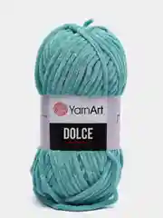 Бирюзовый пряжа плюшевая YarnArt Dolce (ЯрнАрт Дольче)