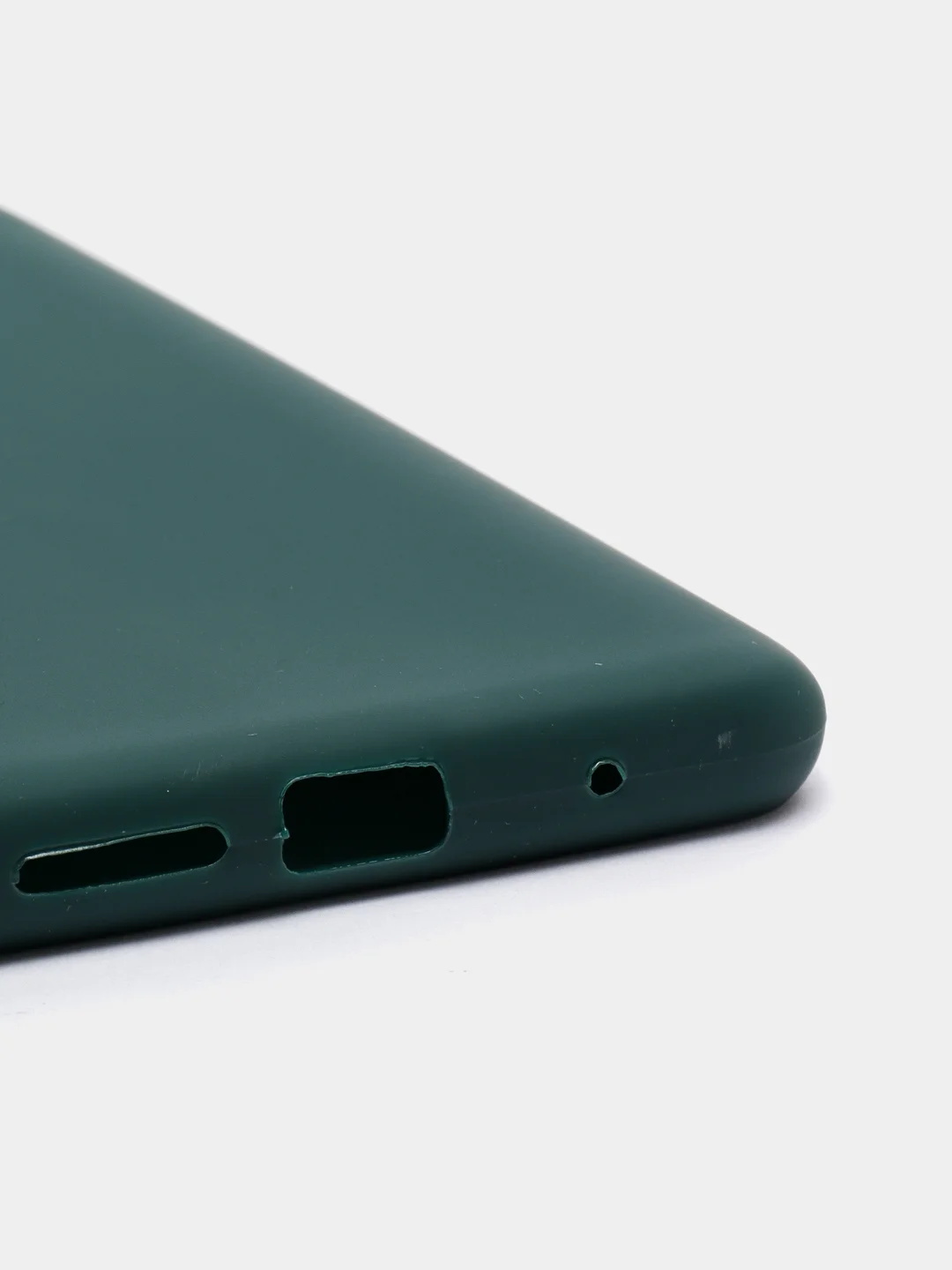 Зеленый чехол Xiaomi Poco M3 (Сяоми Поко М3), силиконовый, матовый, цветной