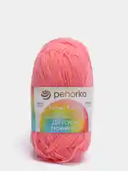 Кораллово-розовый пряжа Пехорка Детская новинка, акрил, 50 г, 200 м