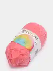 Кораллово-розовый пряжа Пехорка Детская новинка, акрил, 50 г, 200 м