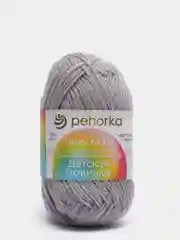 Серый пряжа Пехорка Детская новинка, акрил, 50 г, 200 м
