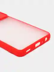 Красный чехол с защитой камеры для Samsung A72